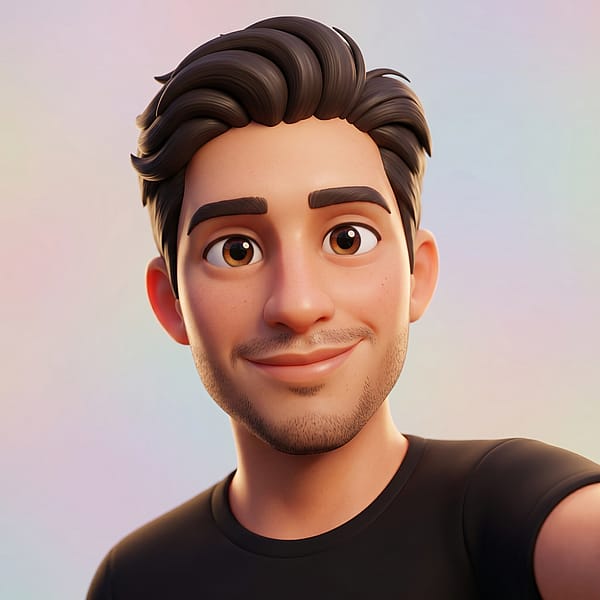 3D rendered cartoon character portrait with smooth shading, toy-like appearance and soft Pixar-style lighting