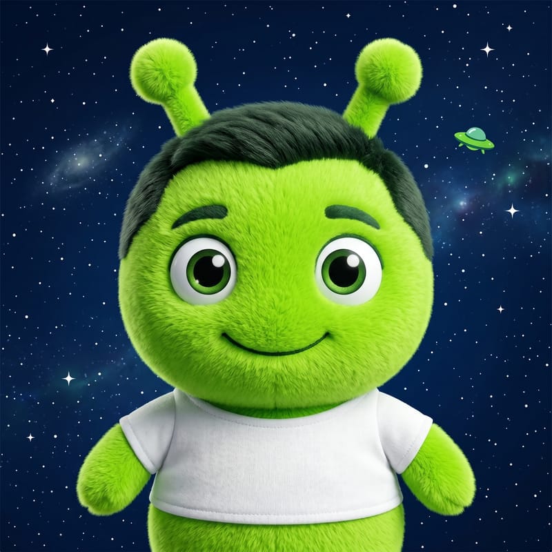 Alien PFP AI photo style